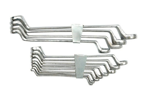 Ключі накидні вигнуті VOREL М 6-32 мм, компл. 12 шт [2/8]