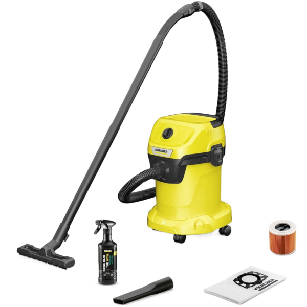Пилосос Karcher WD 3 V-17/4/20 + Засіб для догляду RM 652 (9.612-566.0)