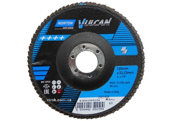 Круг пелюстковий шліфувальний NORTON VULCAN