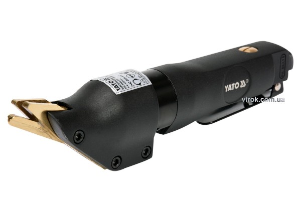 Ножиці пневматичні прямі YATO по листовому металу t≤ 1.4 мм, при тиску- 0,63 MPa, 141 л/хв [15]