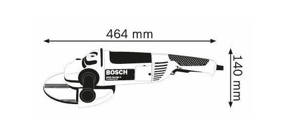 Кутова шліфмашина Bosch GWS 26-230 LVI