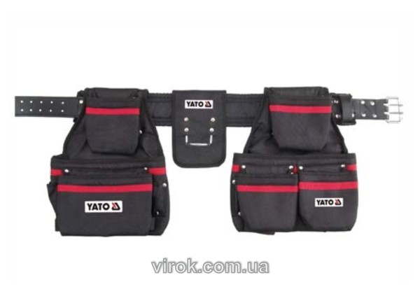 Пояс YATO з 21 кишенями для цвяхів та інструментів [10]