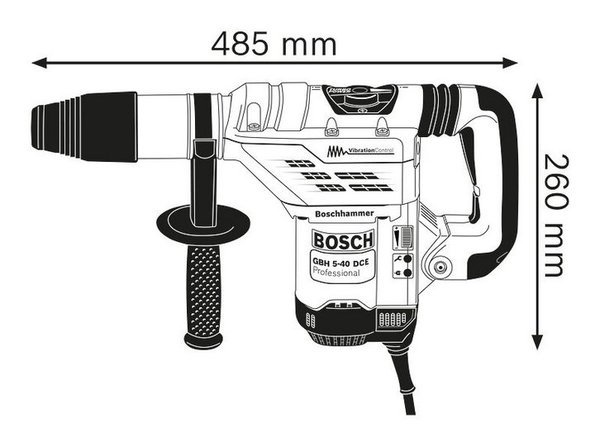 Перфоратор Bosch GBH 5-40 DCE