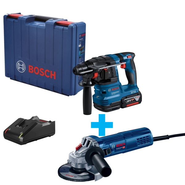Перфоратор Bosch GBH 185-LI, акумуляторний, 18В, SDS-Plus, 1.9Дж, безщітковий, 1х4.0Ah (0.611.924.022)