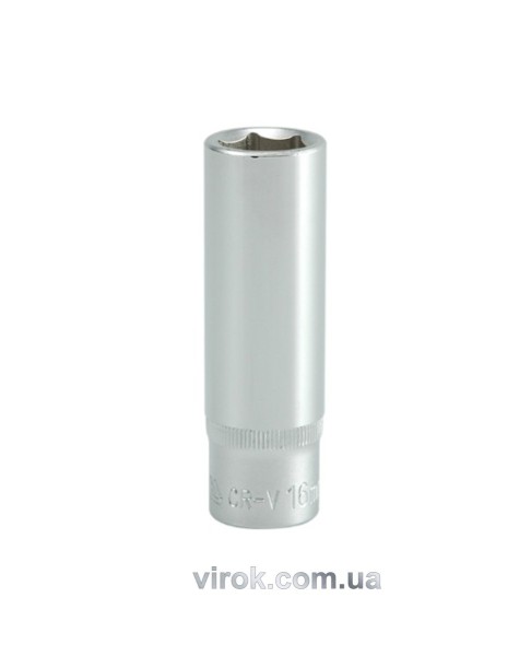 Головка торцева 6-гранна YATO : подовжена, квадрат 1/2