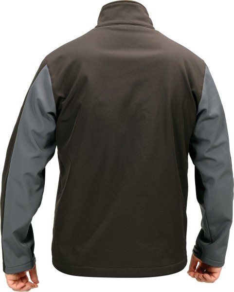 Куртка робоча SOFTSHELL YATO розмір S, чорно-темно-сіра, 3 кишені, 96% поліестер і 4% спандекс [10]