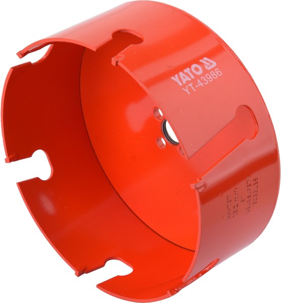 Свердло корончате по силікату, кераміці, плитах OSB YATO: Ø105x60мм, різьб. кріпл.-5/8