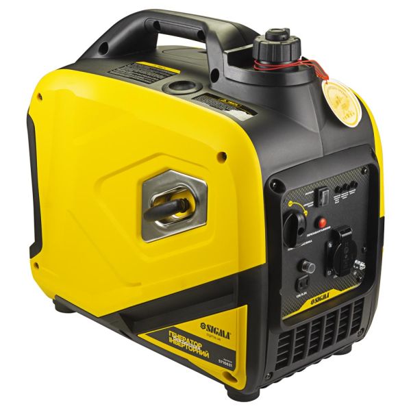 Генератор інверторний бензиновий 220В 2.2/2.5кВт 50дБ 4-х тактний ручний запуск SIGMA (5710631)