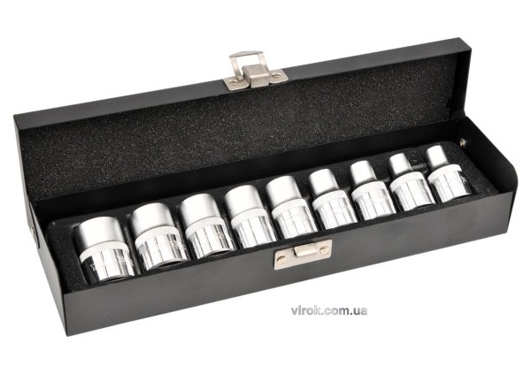 Головки торцеві YATO : TORX Е10-Е24, квадрат 1/2