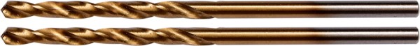 Свердла по металу титанові YATO : HSS-TIN, Ø= 2.8 мм, l= 61/33 мм, 2 шт [50/500]