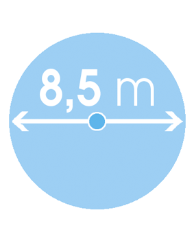 Дощувач на шпиці Spike-Jet полив до 50м2, бл.