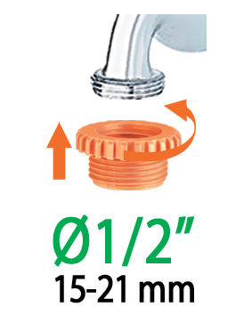 Пістолет-розпилювач + 2 конектора 1/2