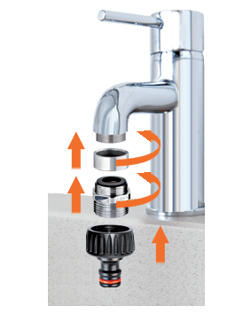 Насадка на кран (адаптер конектора 3/4
