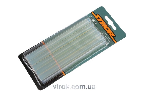 Стержні клейові STHOR : Ø= 11 х 150 мм. прозорі уп. 12 шт. [20/60]