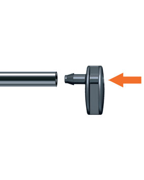 Заглушка 6мм для крапельної трубки 1/4