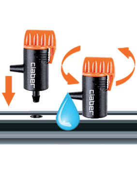 Крапельниця 0-6 л/год Claber 10 шт