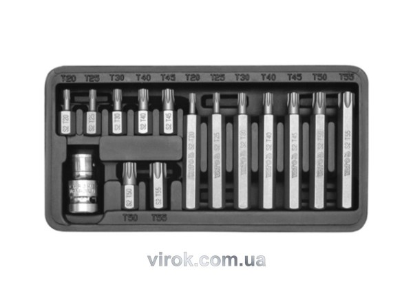 Набір насадок викруткових YATO : 