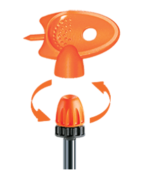 Крапельниця-дощувач для крапельного поливу, для трубки 4-6мм з ефектом туману ( пач. 10шт)