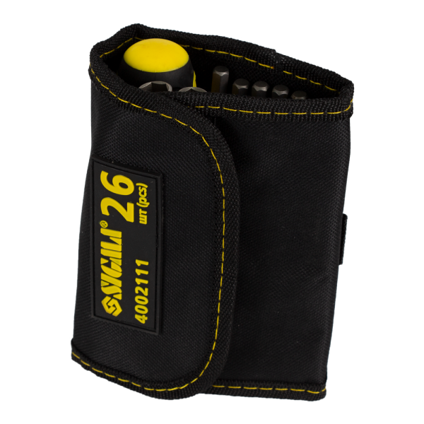 Викрутка + біти 18шт + насадки торцеві 6шт CrV SIGMA (4002111)