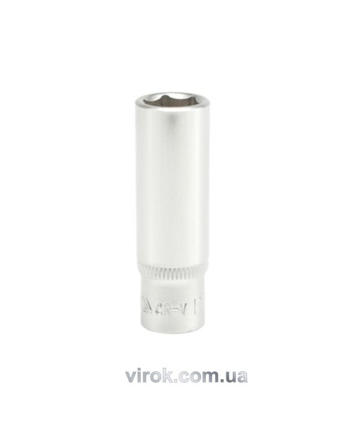 Головка торцева 6-гранна YATO : подовжена, квадрат 1/4