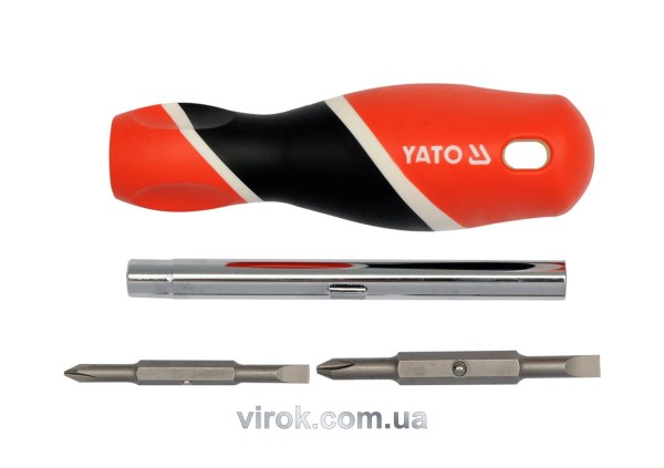 Викрутка YATO : 2 двосторонні насадки [12/96]
