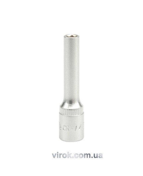 Головка торцева 6-гранна YATO : подовжена, квадрат 1/4