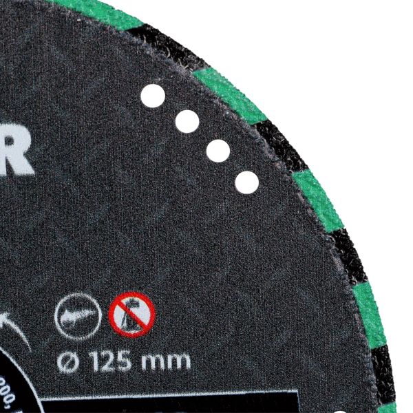 Круг алмазний вiдрiзний Distar 1A1R V 125x1,5/1,2x2,5x22,2 Metal CUT