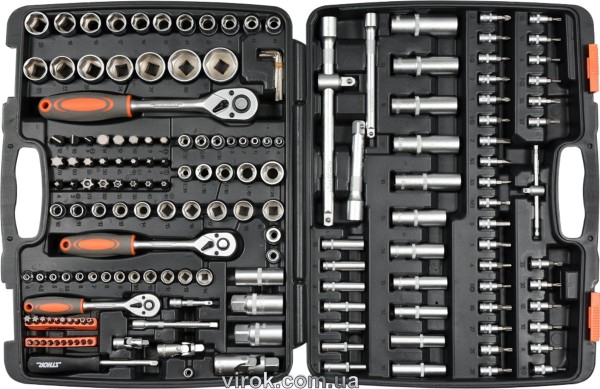 Набір головок торцевих, насадок STHOR : квадрат 1/2