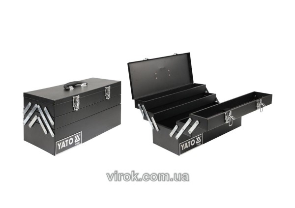 Ящик для інструменту YATO металевий 460х 200х 225 мм [1/24]