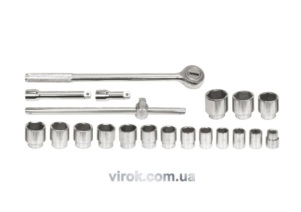 Набір головок торцевих VOREL : квадрат 3/4