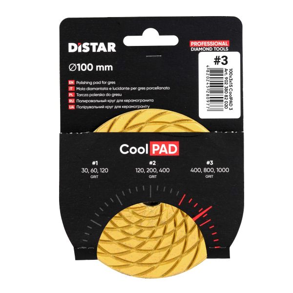 Круги алмазні полірувальні Круг 100x3x15 CoolPAD 3