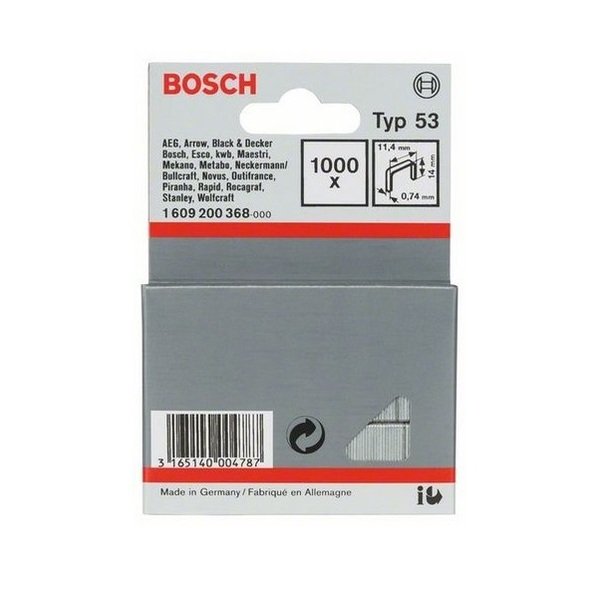 Скоби до степлера Bosch 14мм ТИП 53, 1000шт