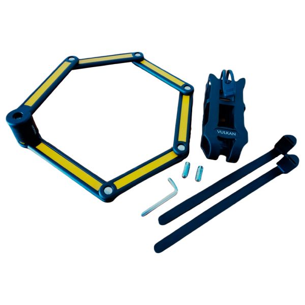 Замок велосипедний секційний під ключ (6 секцій) BK059-1