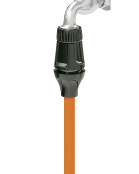 Шланг поливальний пружинний 1/2 15м, набір з конектором, розпилювачем, насадкою на кран 3/4, настінним тримачем