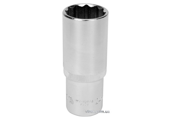 Головка торцева 12-гранна YATO : подовжена, квадрат 1/2