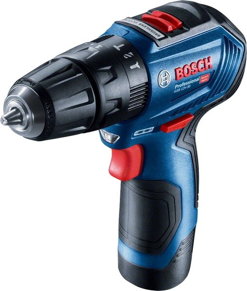 Акумуляторний ударний дриль-шуруповерт Bosch Professional GSB 12V-30 (0.601.9G9.100)