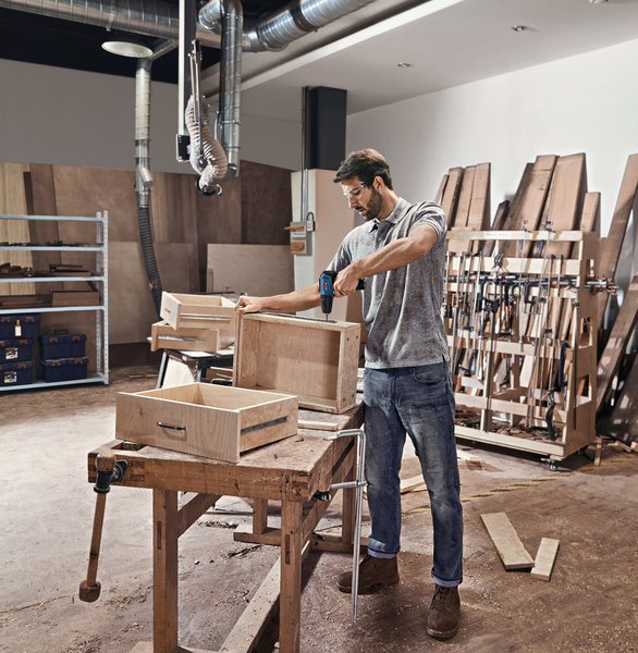 Акумуляторний ударний дриль-шуруповерт Bosch Professional GSB 12V-30 (0.601.9G9.100)