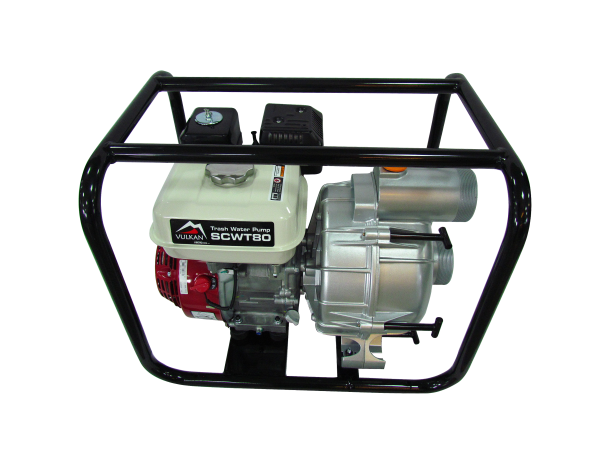 Мотопомпа для брудної води з комплектом рукавів (SCWT80H двигун Honda GX200, рукав для забору 75мм - 10м, рукав для зливу 75мм - 40м)
