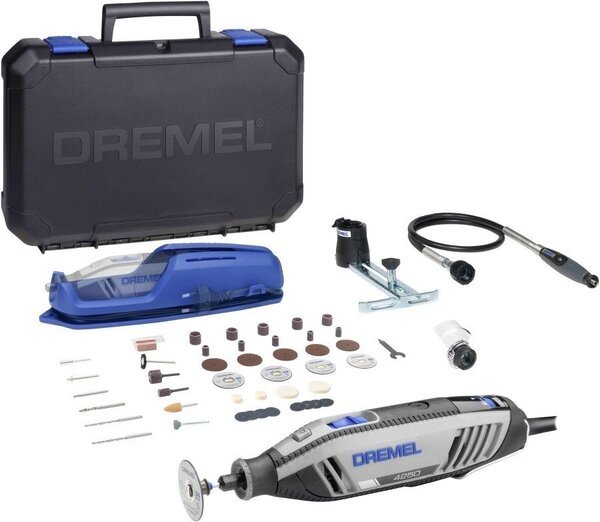 Багатофункціональний інструмент Dremel 4250 3-45, 45 насадок + вал.