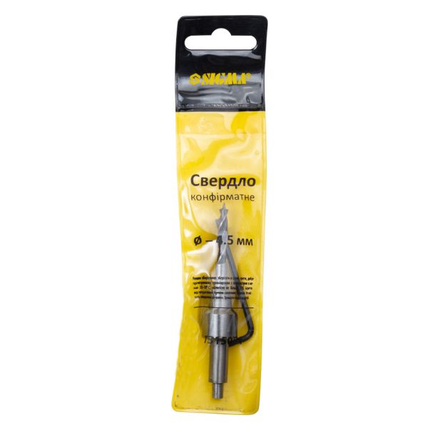 Cвердло по дереву конфірматне Ø4.5мм SIGMA (1315051)