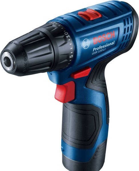 Шуруповерт-дриль Bosch Professional GSR 120 LI+ліхтар GLI 12V-300, 2x2.0Ah