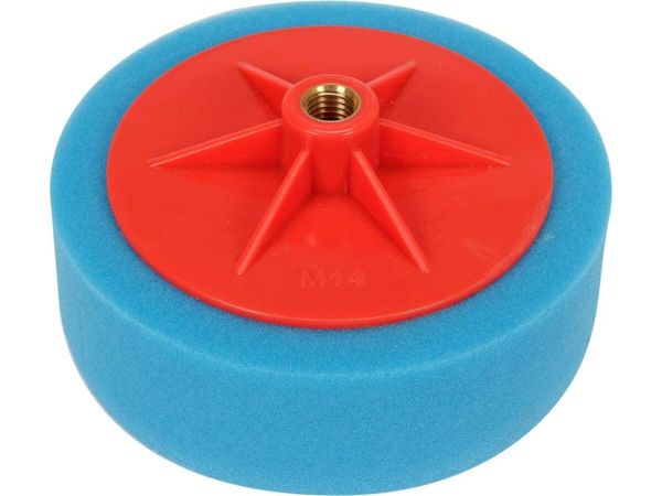 Диск полірувальний з дуже твердою губкою YATO Ø= 150 мм, h= 50 мм, різьбове кріплення М14 [60]