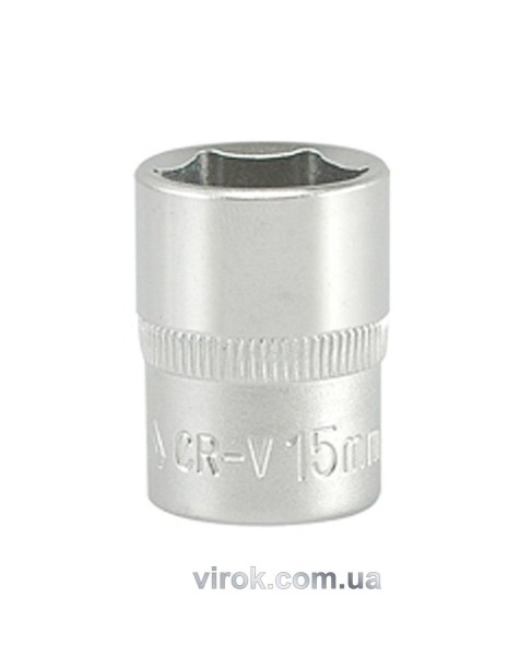 Головка торцева 6-гранна YATO : квадрат 3/8