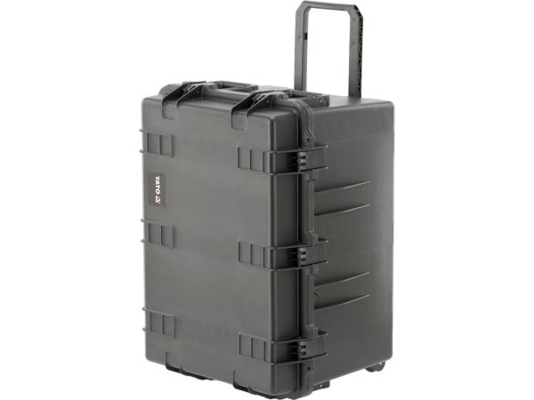 Ящик для інстр-ту гермет 2 колеса YATO габ зовн/внутр- 845x620x490/ 757x528x452 мм, з поліпропілену