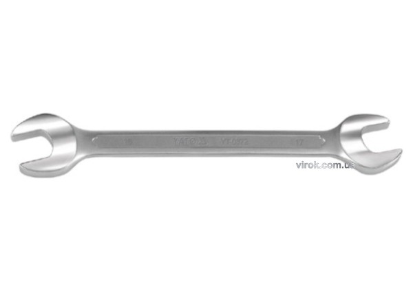 Ключ ріжковий YATO : CrV, М=16х17 мм, l=200 мм [10/50/100]