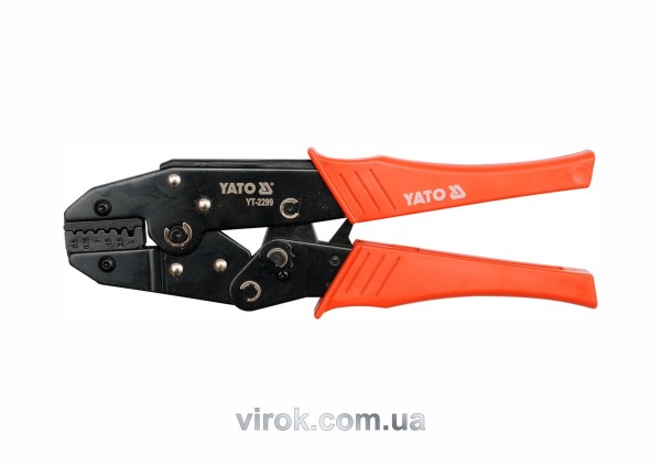 Кліщі для обтискання і зачистки проводів YATO, L=230 мм. 20-12(AWG), 0.5-4 мм2 [5/30]