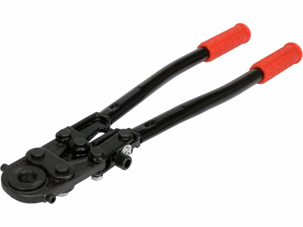 Прес-кліщі для труб PEX-AL.-PEX і PERT YATO; l= 42 см, розвід губ- 25 мм. з насадк U-тип 16/20/26 мм