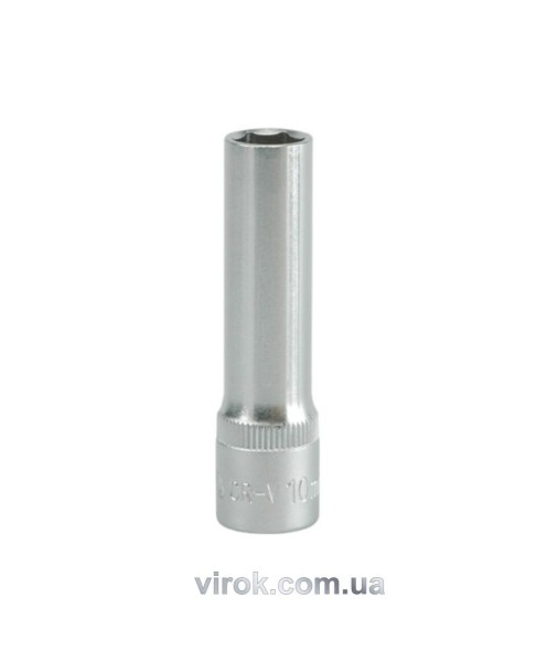 Головка торцева 6-гранна YATO : подовжена, квадрат 3/8
