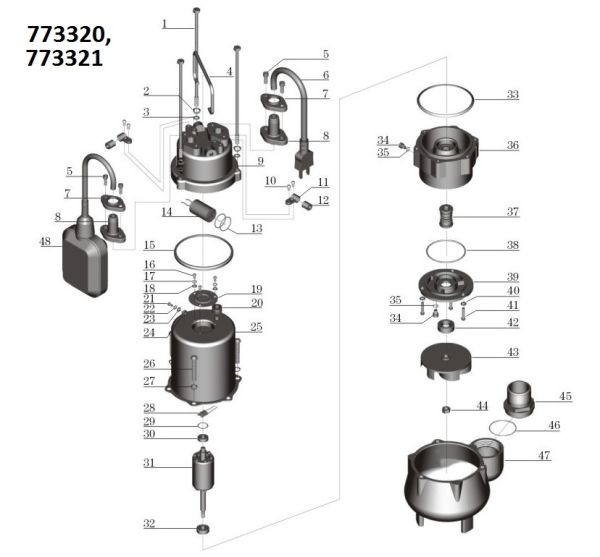 Насос дренажний 0.18кВт Hmax 7м Qmax 133л/хв AQUATICA (773320)