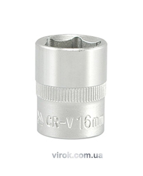 Головка торцева 6-гранна YATO : квадрат 3/8